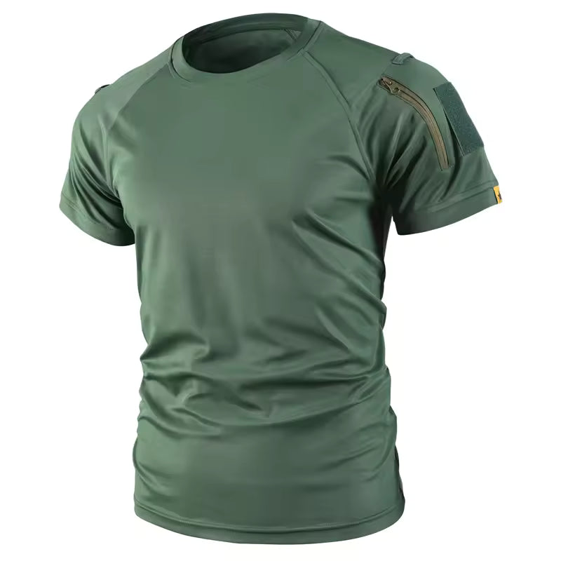 Men's Tactical Quick-Dry T-Shirt – Breathable Outdoor Performance Shirt