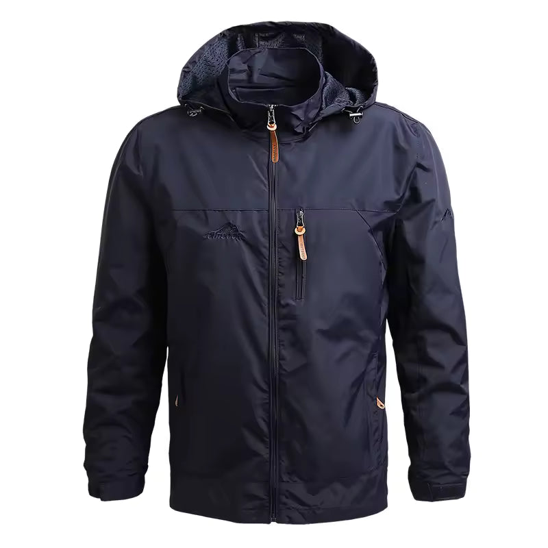 Men's Waterproof Windbreaker Jacket with Hood – Premium Outdoor Gear