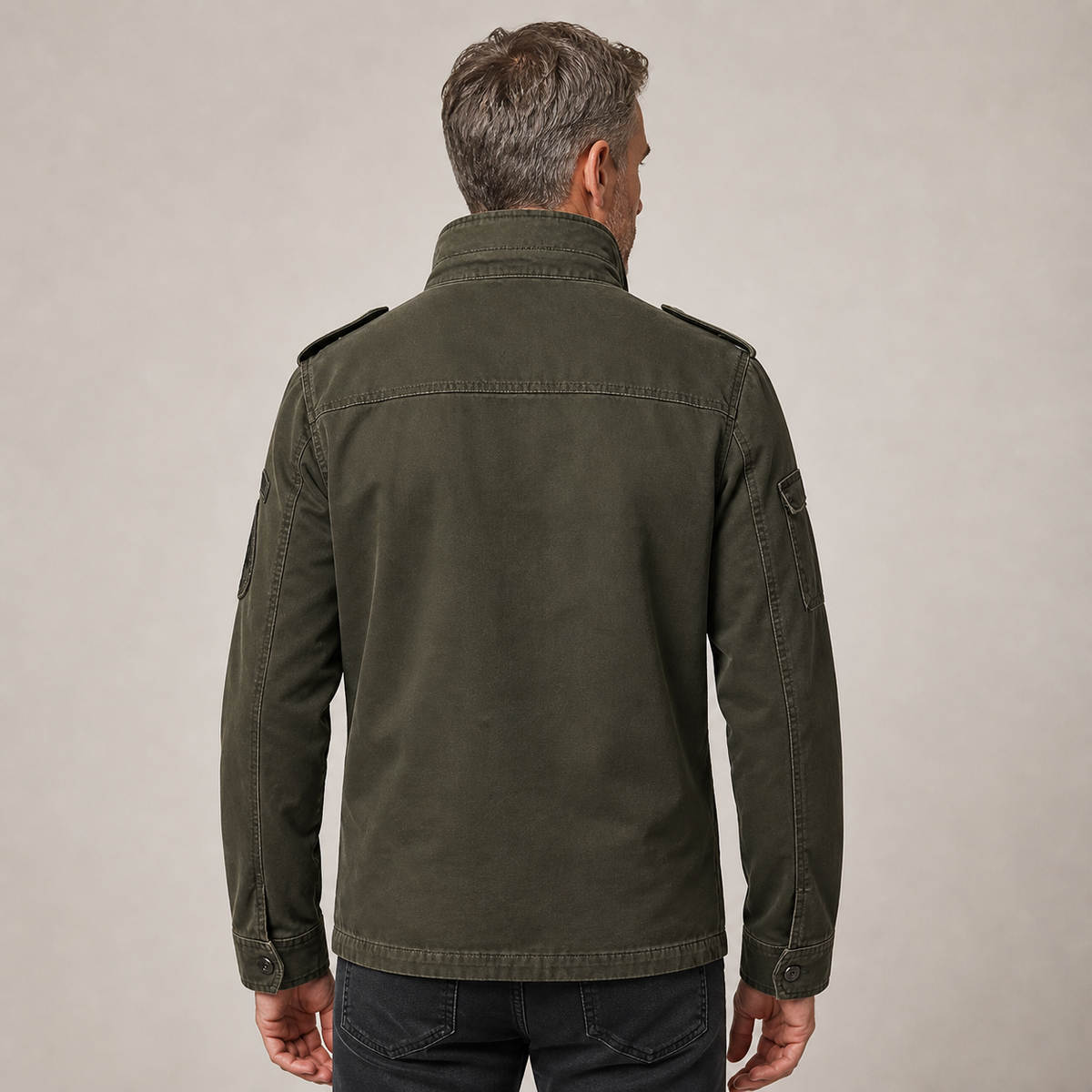 Men's Air Force Cargo Jacket – Premium Military Style with Utility Pockets