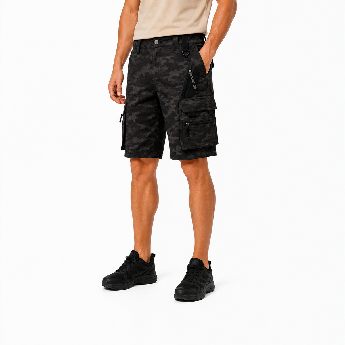 Premium Men's Tactical Cargo Shorts – Multi Pocket Utility Design